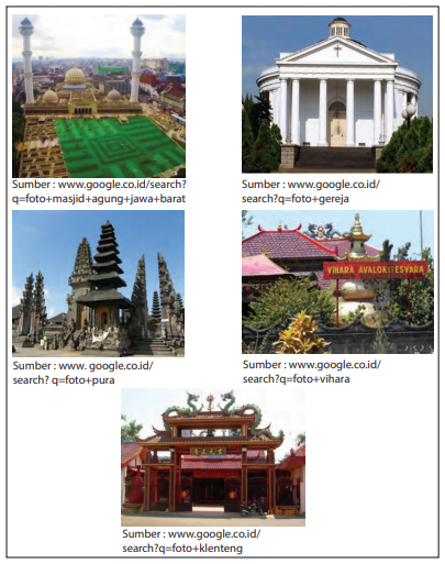 Tempat-tempat ibadah agama di Indonesia