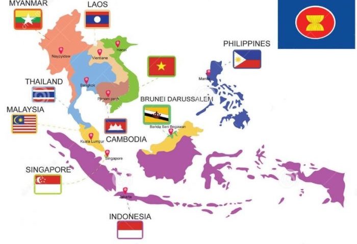 Sebutkan benua yang mengapit wilayah indonesia