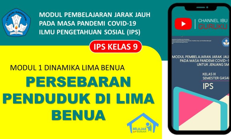 PERSEBARAN PENDUDUK DI 5 BENUA