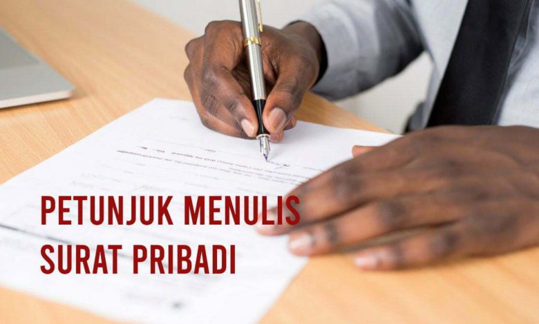 Petunjuk Menulis Surat Pribadi (foto/istimewa)