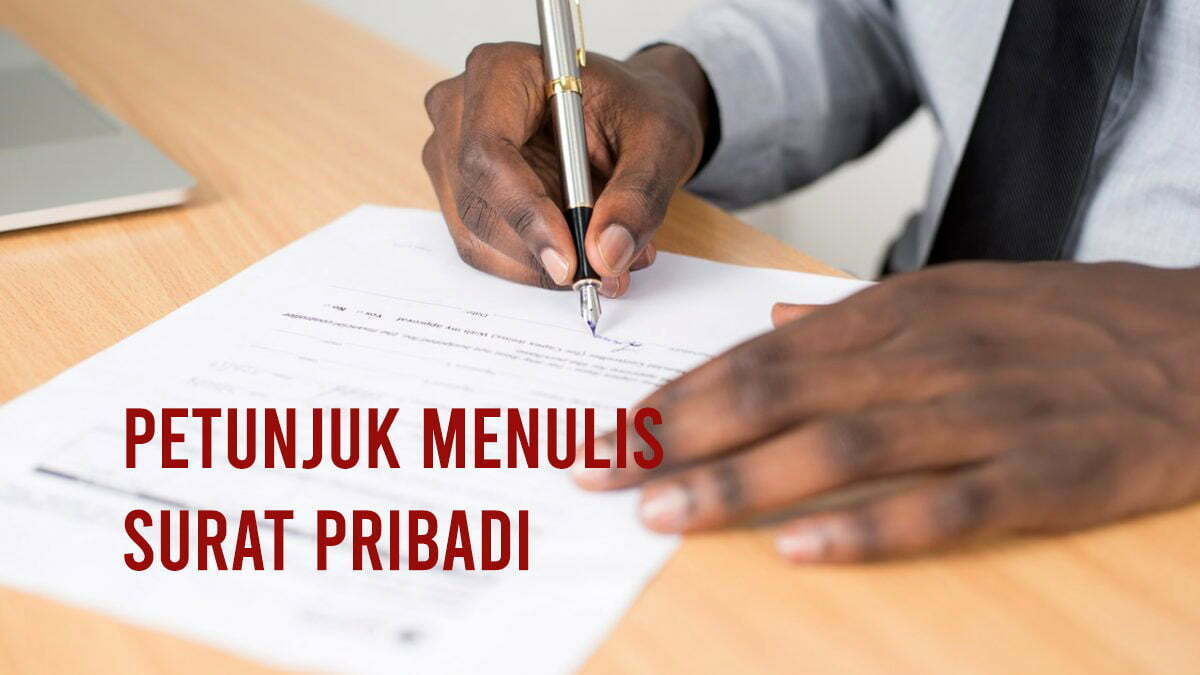 Petunjuk Menulis Surat Pribadi (foto/istimewa)