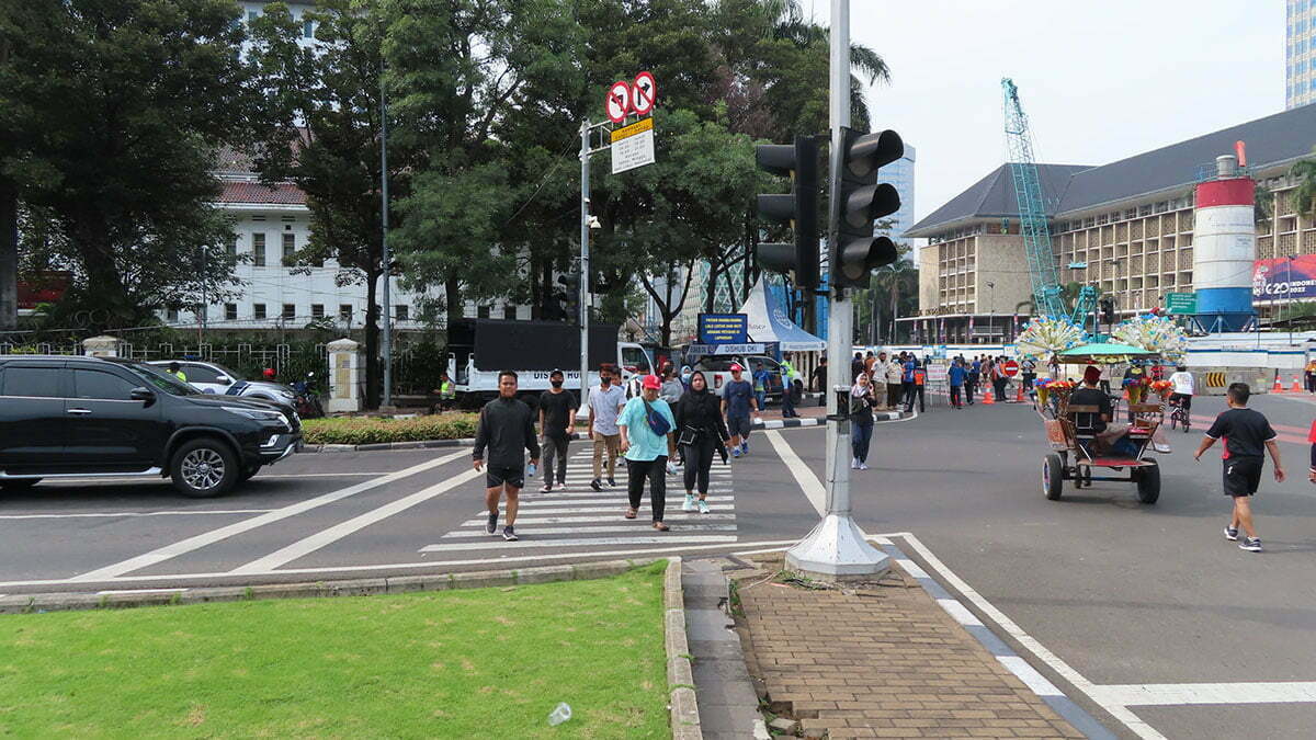 Zebra cross cermin perilaku orang di Jakarta (foto/istimewa)