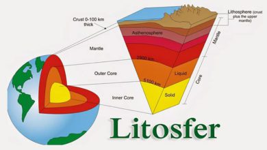 Struktur lapisan litosfer bumi (ft/istimewa)