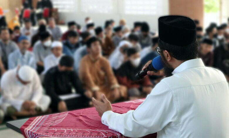 Khutbah Jumat Masjid Nurul Falah Depok (ft/istimewa)