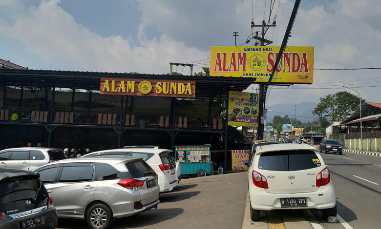 Warung nasi alam sunda puncak bogor, menu (ft/istimewa)