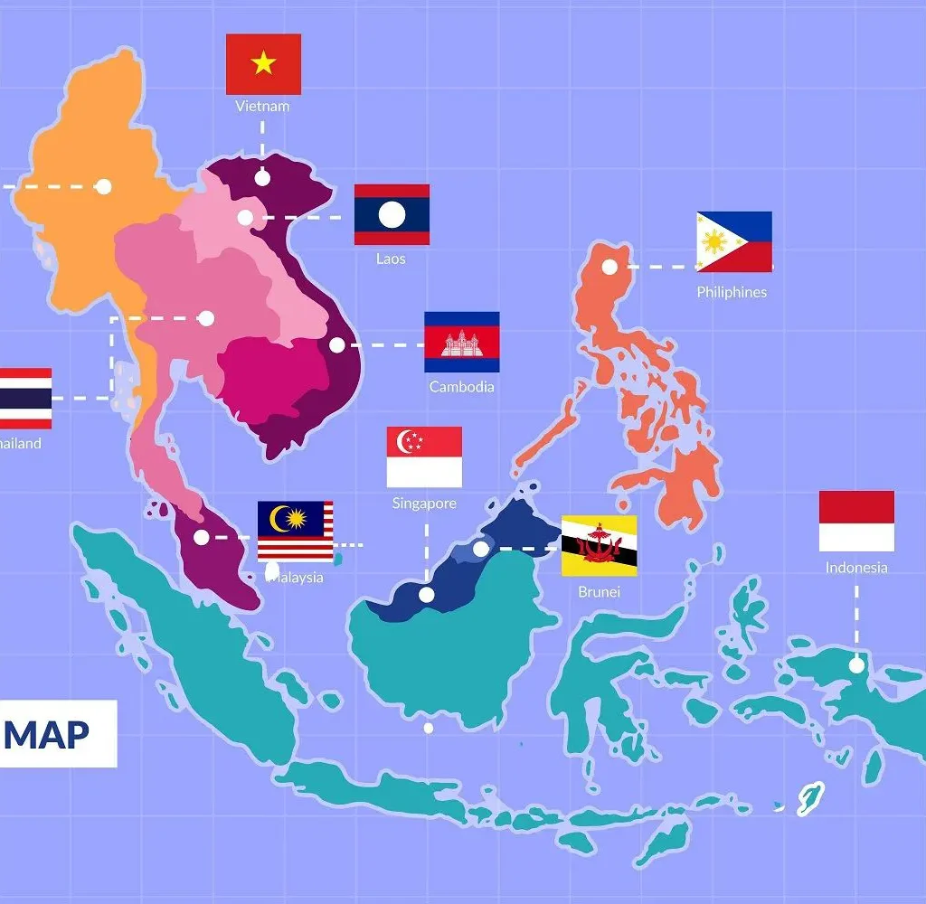 Letak Koordinat ASEAN: Meridian Keberagaman di Asia Tenggara (ft/istimewa)