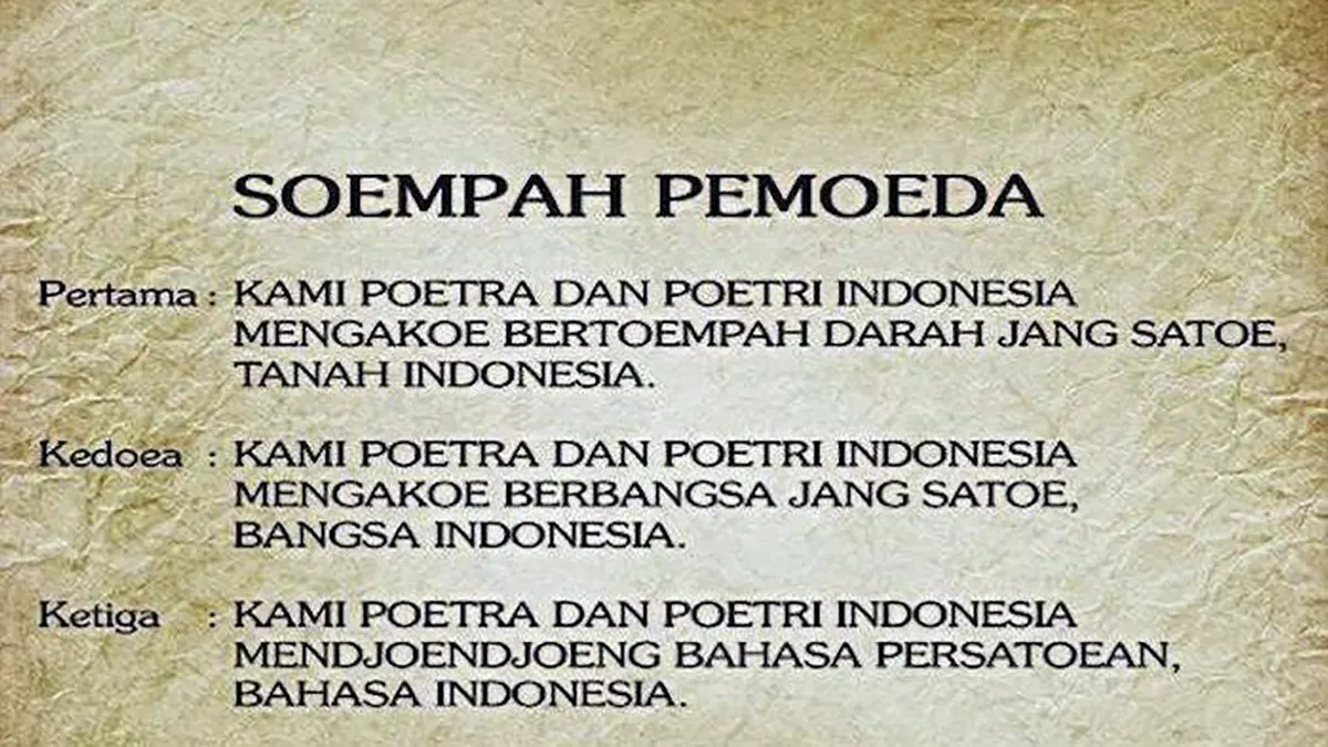 Hari Sumpah Pemuda: Perayaan Semangat Kebangsaan dan Pemuda (ft/istimewa)