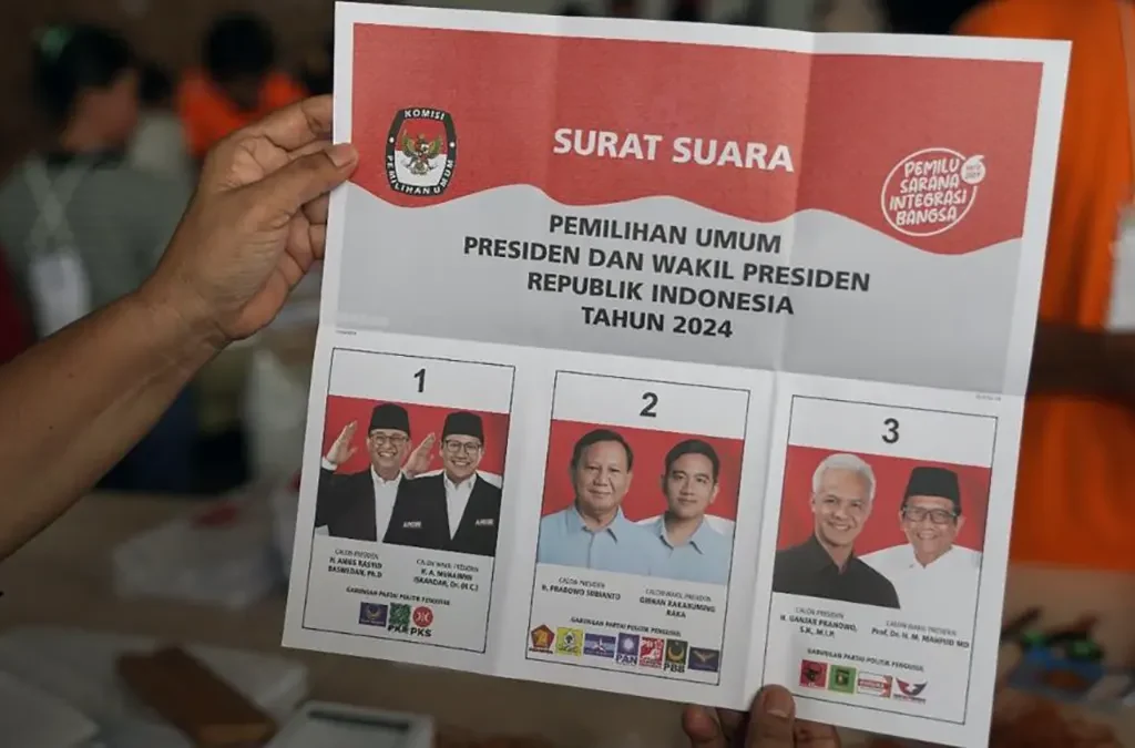 5 jenis warna kertas suara pemilu 2024 yang di coblos (ft/istimewa)