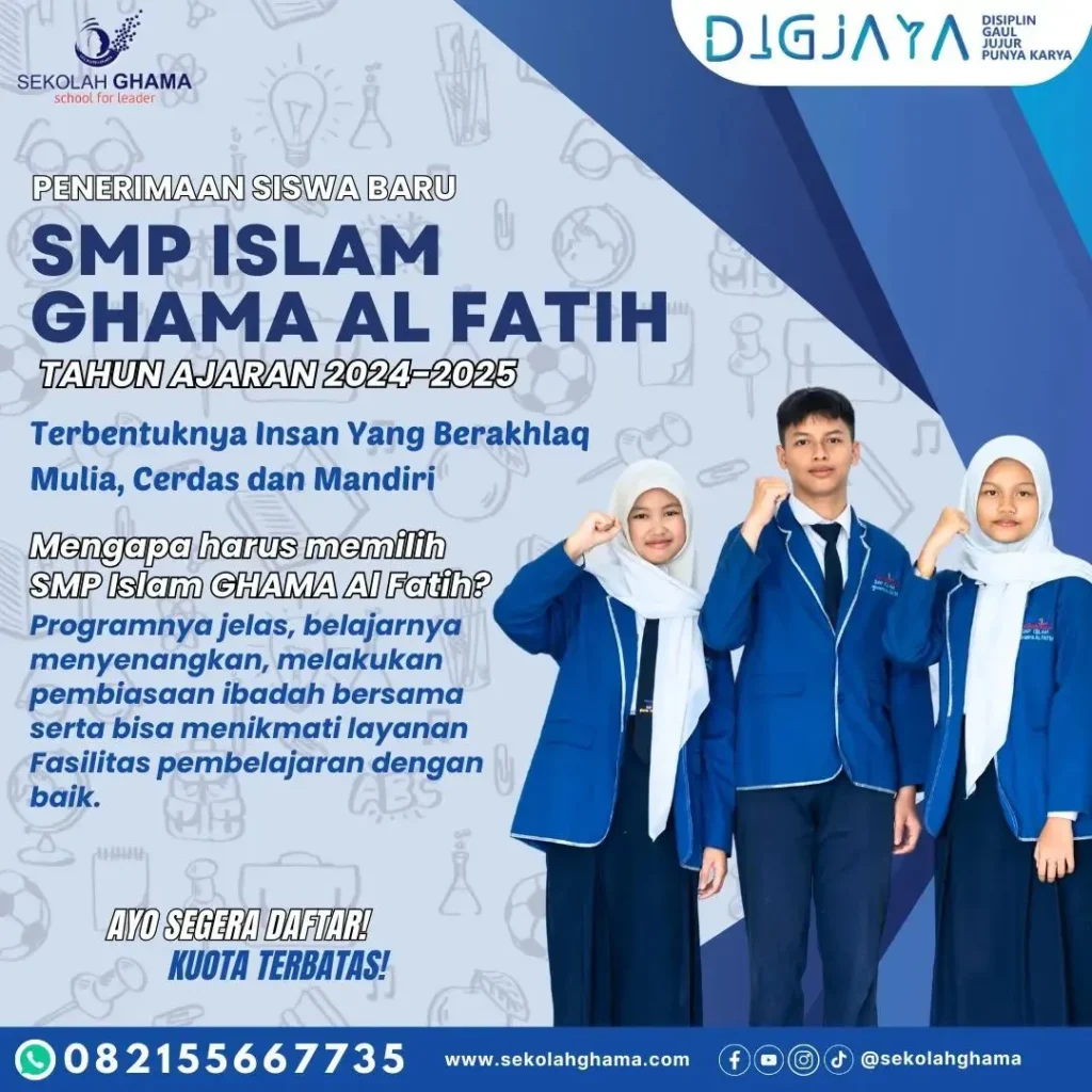 Gambar. Kepala Sekolah SMP Islam Ghama Al Fatih Membeberkan Program Unggulan (ft/istimewa)