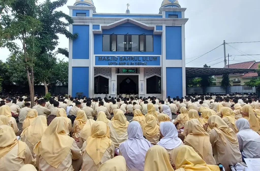 Istighosah Akbar SMPN 20 Depok (ft/istimewa)