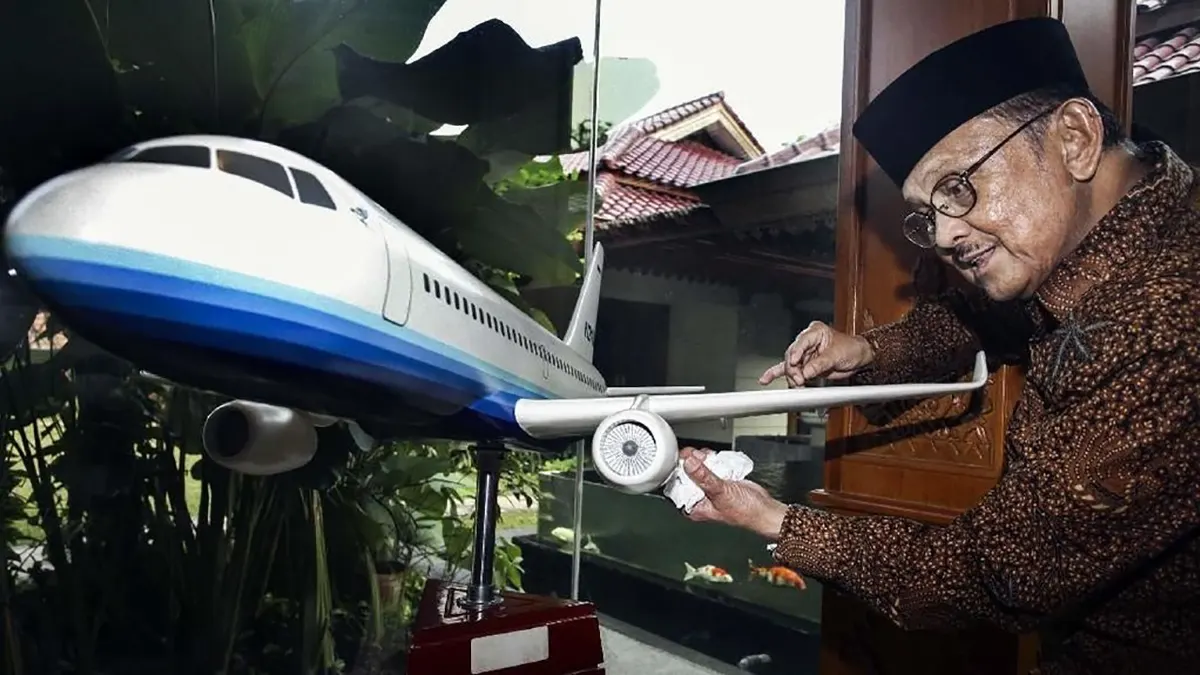 B.J. Habibie dan Teknologi: Mimpi Besar Industri Dirgantara Indonesia (ft.istimewa)