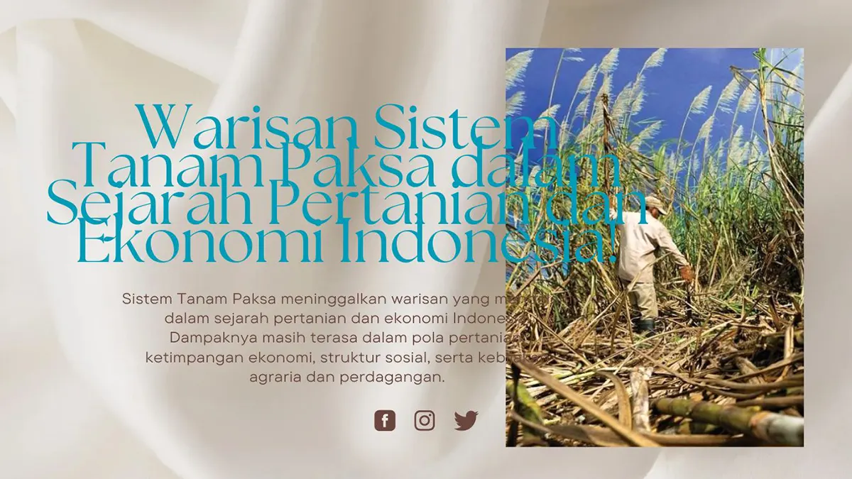 Warisan Sistem Tanam Paksa dalam Sejarah Pertanian dan Ekonomi Indonesia