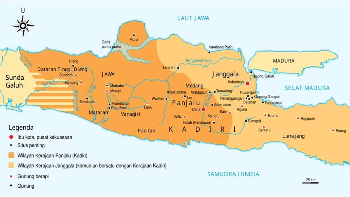 Letak Kerajaan Kediri: Lokasi Geografis dan Pengaruhnya terhadap Perdagangan (ft.istimewa)