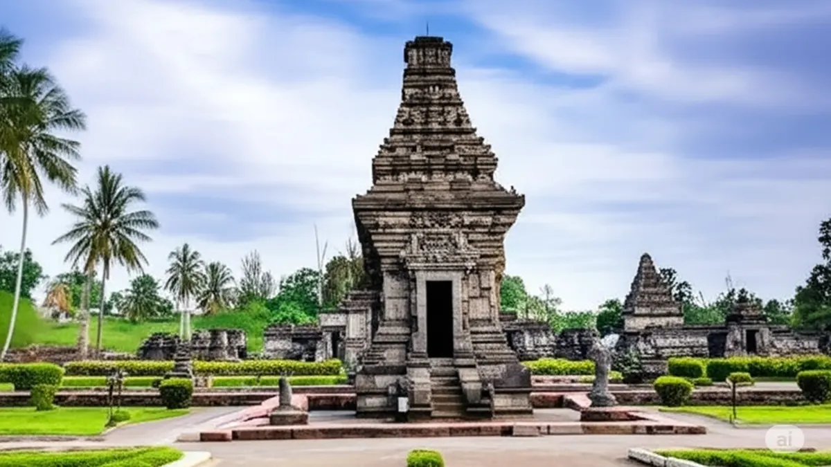 Candi Penataran: Peninggalan Kerajaan Kediri yang Sarat Makna Sejarah (ft.istimewa)