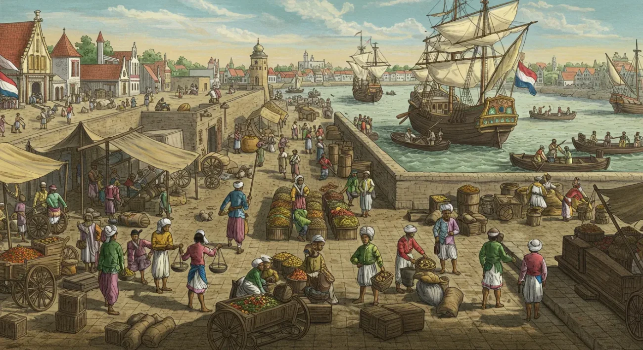 Sistem Perdagangan dan Monopoli VOC di Sunda Kelapa (Abad ke-17–18) (ft.istimewa)