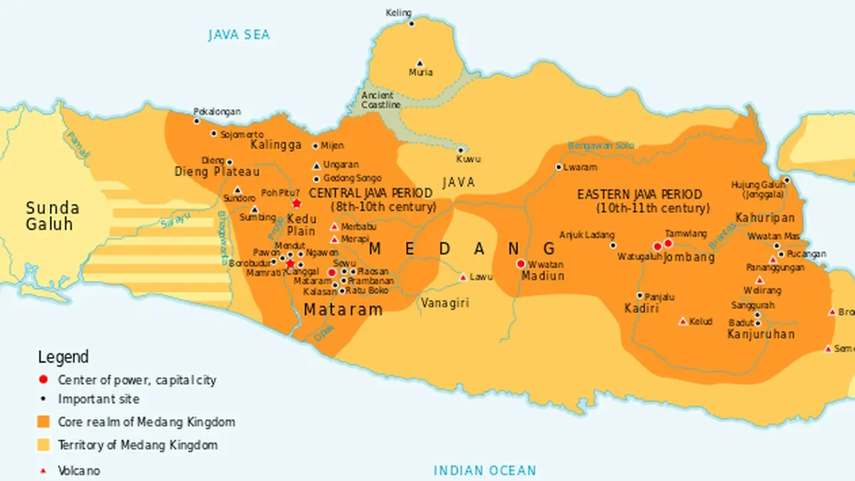Letak Geografis dan Strategi Politik Kerajaan Mataram Kuno (ft.istimewa)