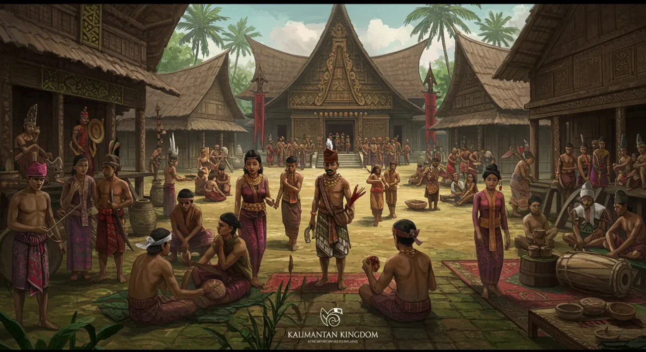 Kehidupan Sosial dan Budaya dalam Kerajaan-Kerajaan Kalimantan (ft.istimewa)