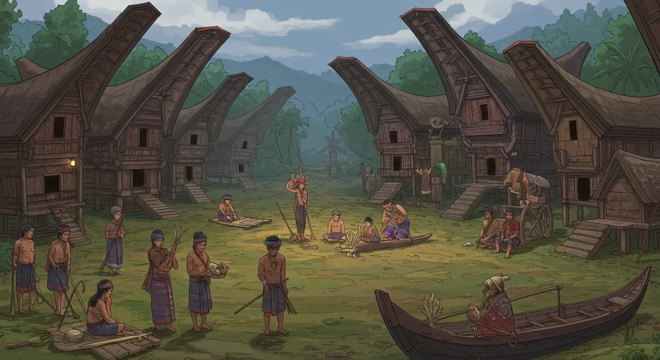 Kerajaan Toraja: Sistem Kepercayaan dan Struktur Sosial Tradisional (ft.istimewa)