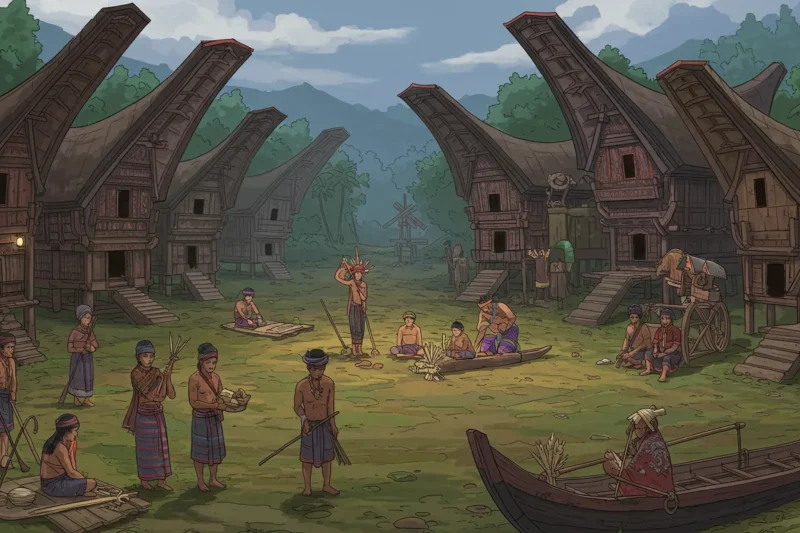 Kerajaan Toraja: Sistem Kepercayaan dan Struktur Sosial Tradisional