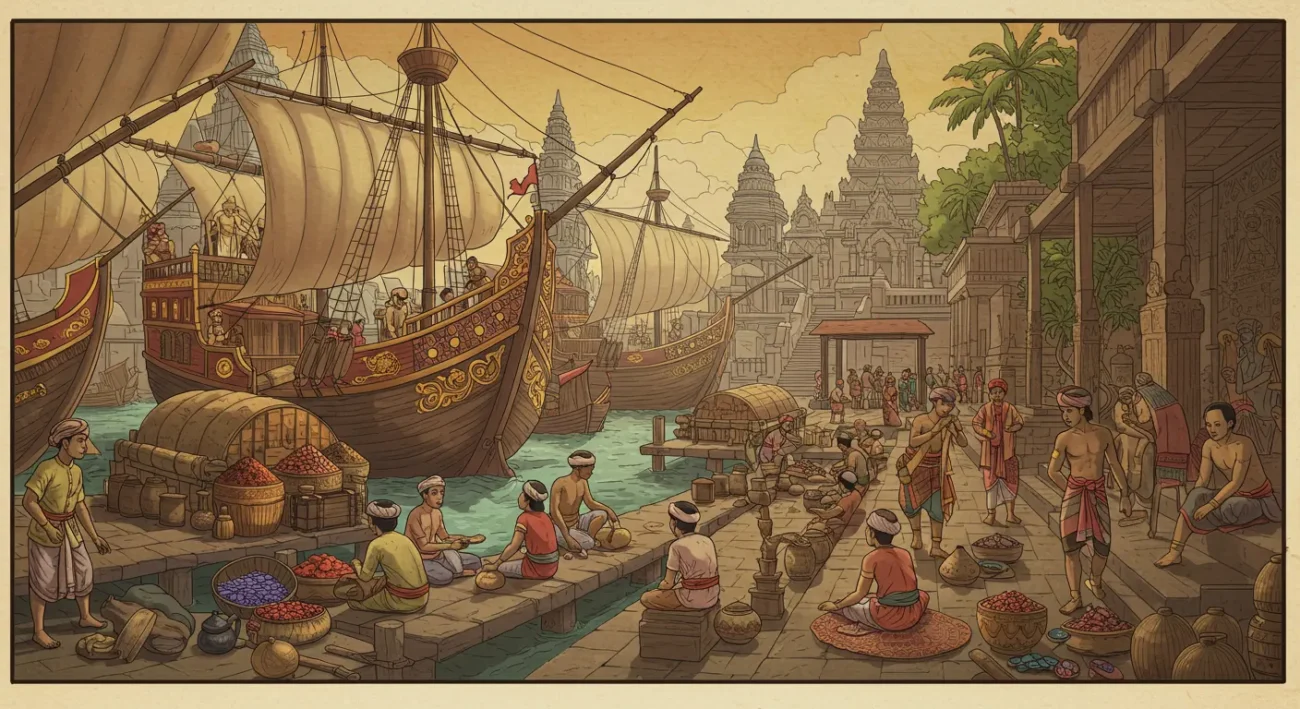 Perdagangan di Nusantara pada Masa Hindu-Buddha: Hubungan dengan India dan Tiongkok (ft.istimewa)