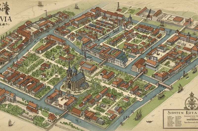 Sistem Kota Batavia: Perencanaan, Infrastruktur, dan Tata Ruang Kolonial