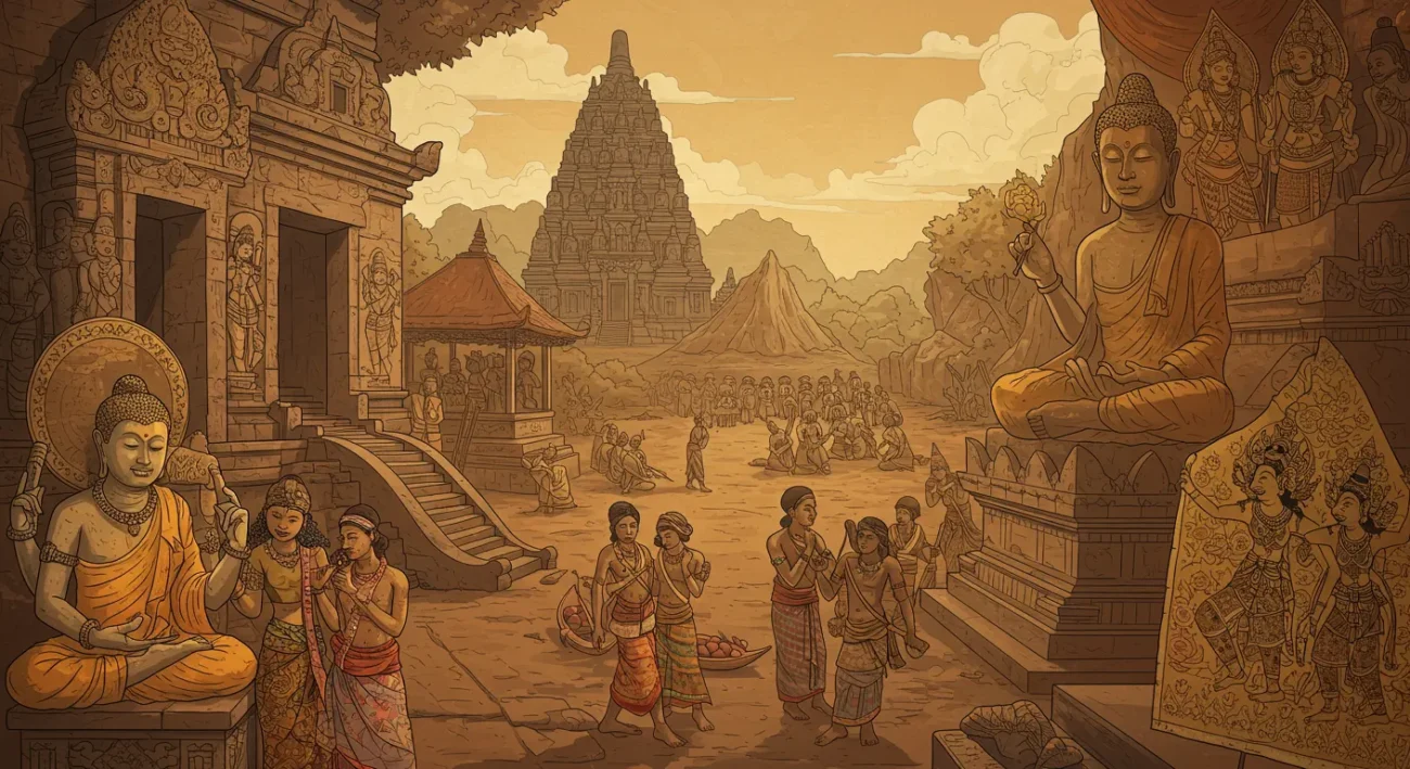 Peran Agama Hindu-Buddha dalam Pembentukan Budaya Nusantara (ft.istimewa)