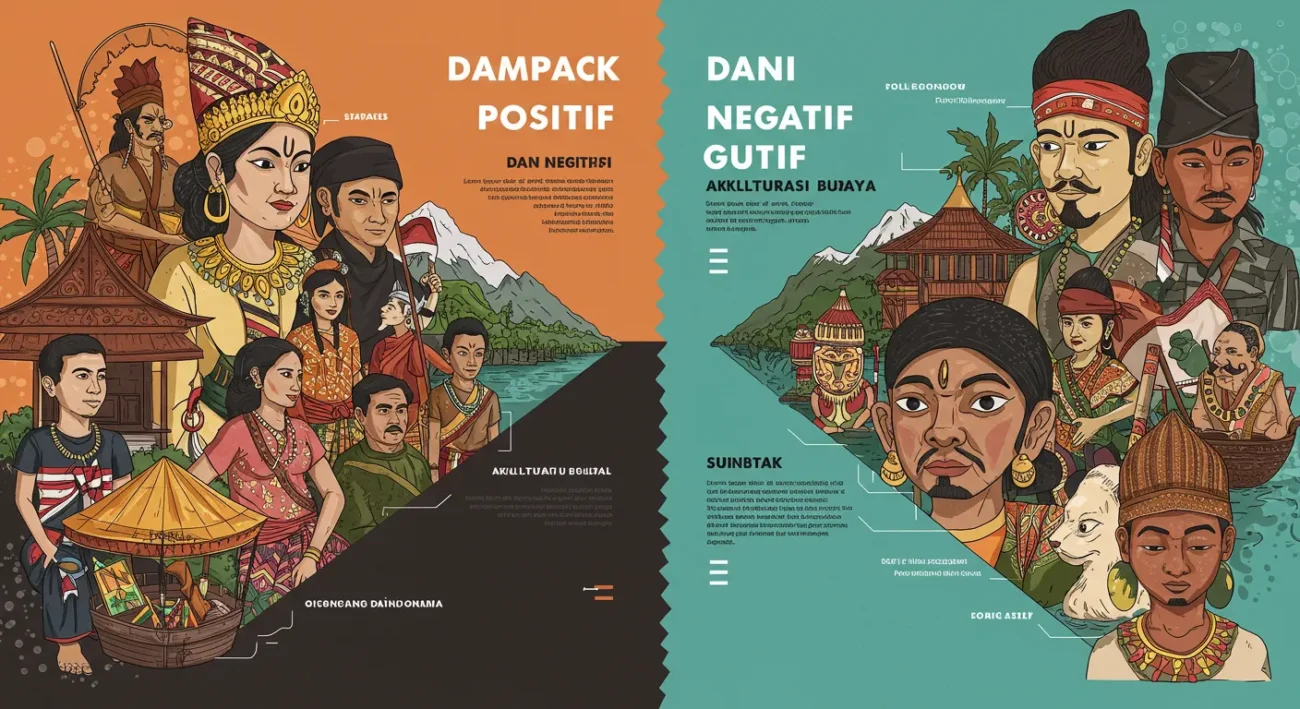 Dampak Positif dan Negatif Akulturasi Budaya di Indonesia (ft.istimewa)