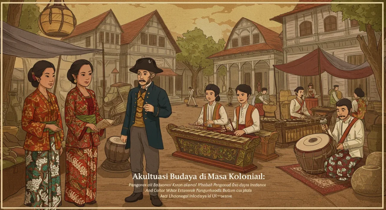 Akulturasi Budaya di Masa Kolonial: Pengaruh Barat dalam Budaya Indonesia (ft.istimewa)