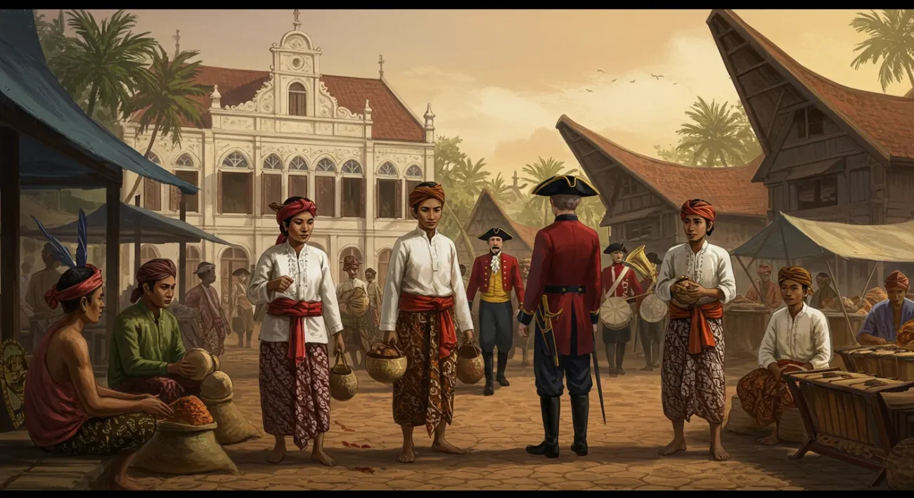 Budaya Sosial Masyarakat Pribumi dan Eropa pada Zaman Kolonial Belanda (ft.istimewa)