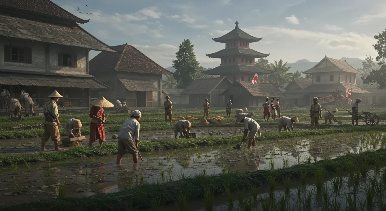 Kehidupan Masyarakat Indonesia Selama Penjajahan Jepang: Kesulitan dan Perubahan (ft.istimewa)