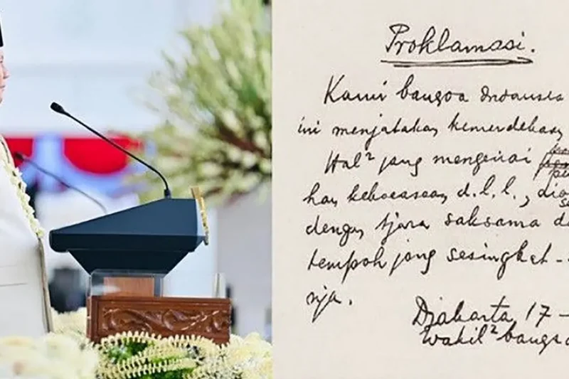 Presiden Prabowo Membaca Teks Proklamasi Saat HUT RI ke-80: Sejarah Baru Indonesia