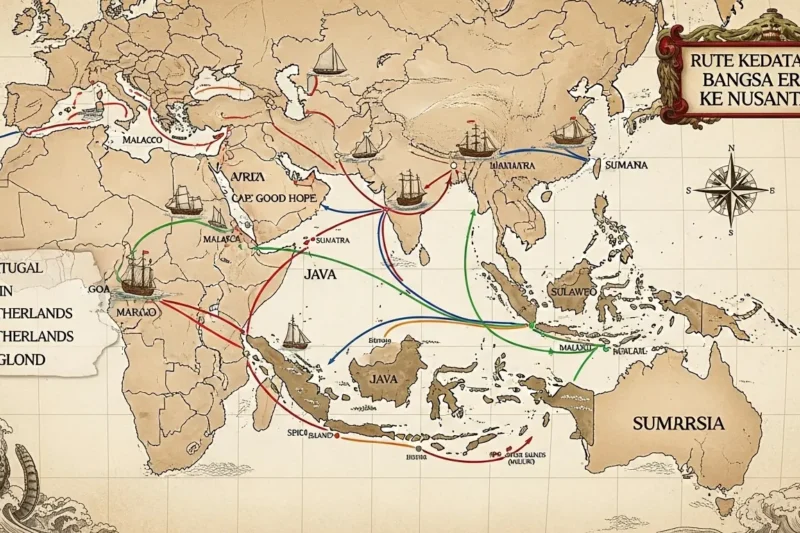 Rute Kedatangan Bangsa Eropa ke Nusantara: Jejak Awal Penjelajahan dan Kolonialisme