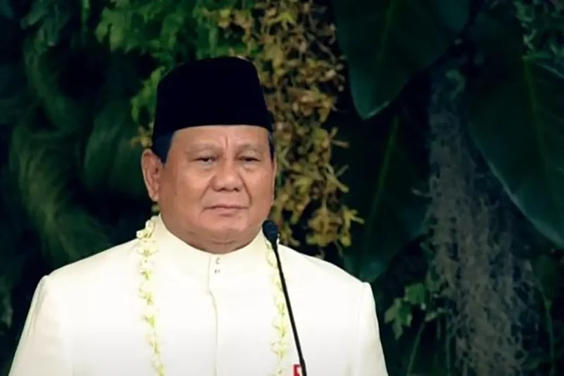 Presiden Prabowo Sebagai Inspektur Upacara Peringatan Detik-Detik Proklamasi