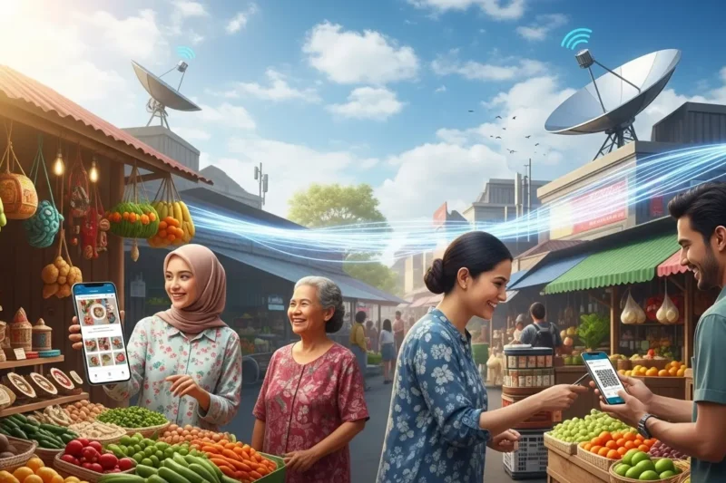 Palapa Ring dan Peningkatan Ekonomi Lokal: Menyambungkan Daerah, Menggerakkan Usaha