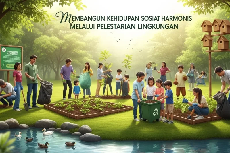 Membangun Kehidupan Sosial Harmonis Melalui Pelestarian Lingkungan