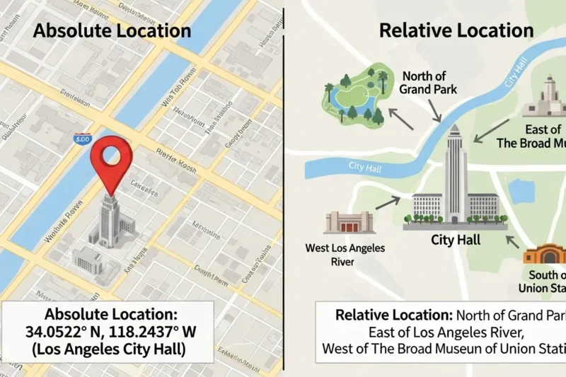 Lokasi Absolut dan Lokasi Relatif: Pengertian, Perbedaan, dan Contoh dalam Kehidupan Sehari-Hari