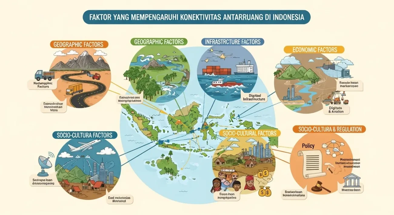 Faktor yang Mempengaruhi Konektivitas Antarruang di Indonesia (ft.istimewa)