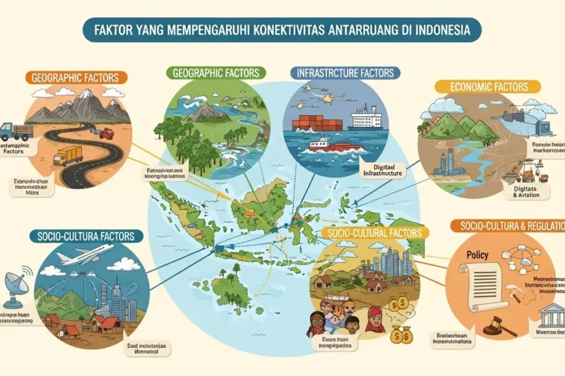 Faktor yang Mempengaruhi Konektivitas Antarruang di Indonesia