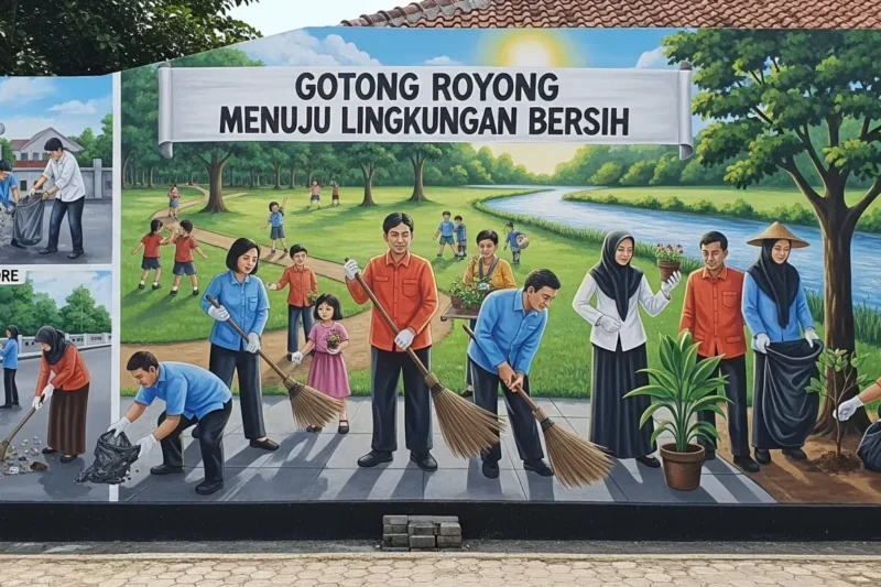 Hubungan Antara Gotong Royong dan Kebersihan Lingkungan