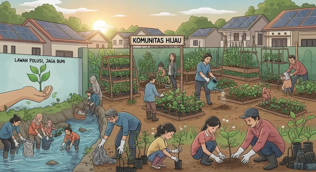 Strategi Masyarakat dalam Menghadapi Pencemaran Lingkungan (ft.istimewa)