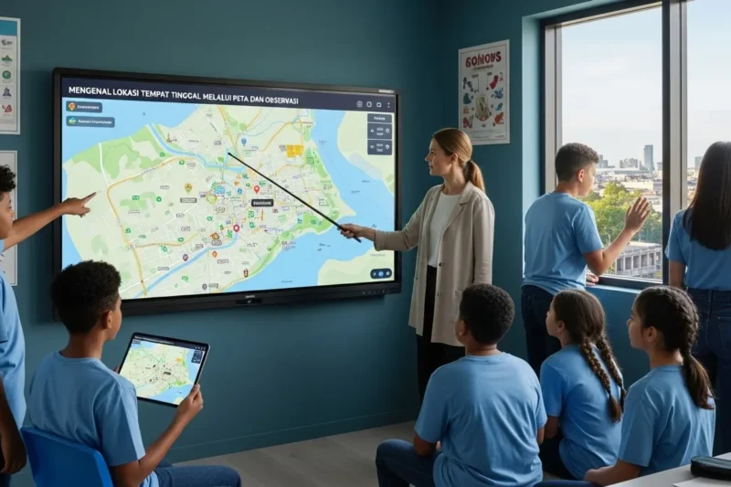 Cara Mengenal Lokasi Tempat Tinggal Melalui Peta dan Observasi