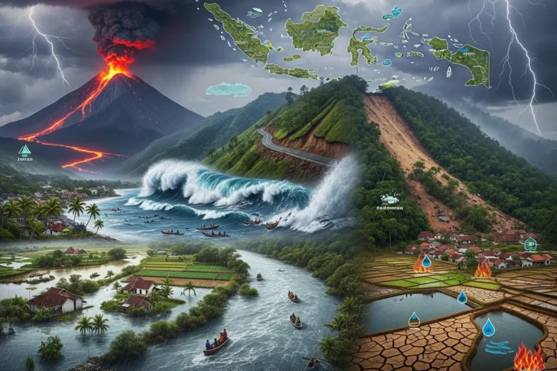 Potensi Bencana Alam di Jawa: Dari Gunung Api hingga Gempa Bumi