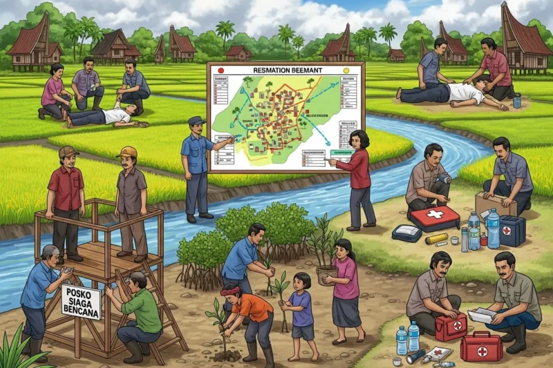Mitigasi Bencana Berbasis Komunitas di Indonesia: Membangun Ketangguhan dari Akar Rumput