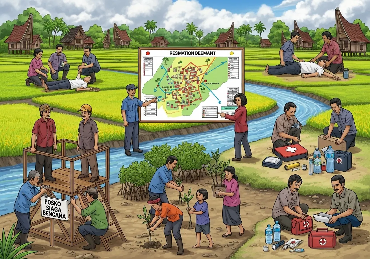 Mitigasi Bencana Berbasis Komunitas di Indonesia: Membangun Ketangguhan dari Akar Rumput (ft.istimewa)