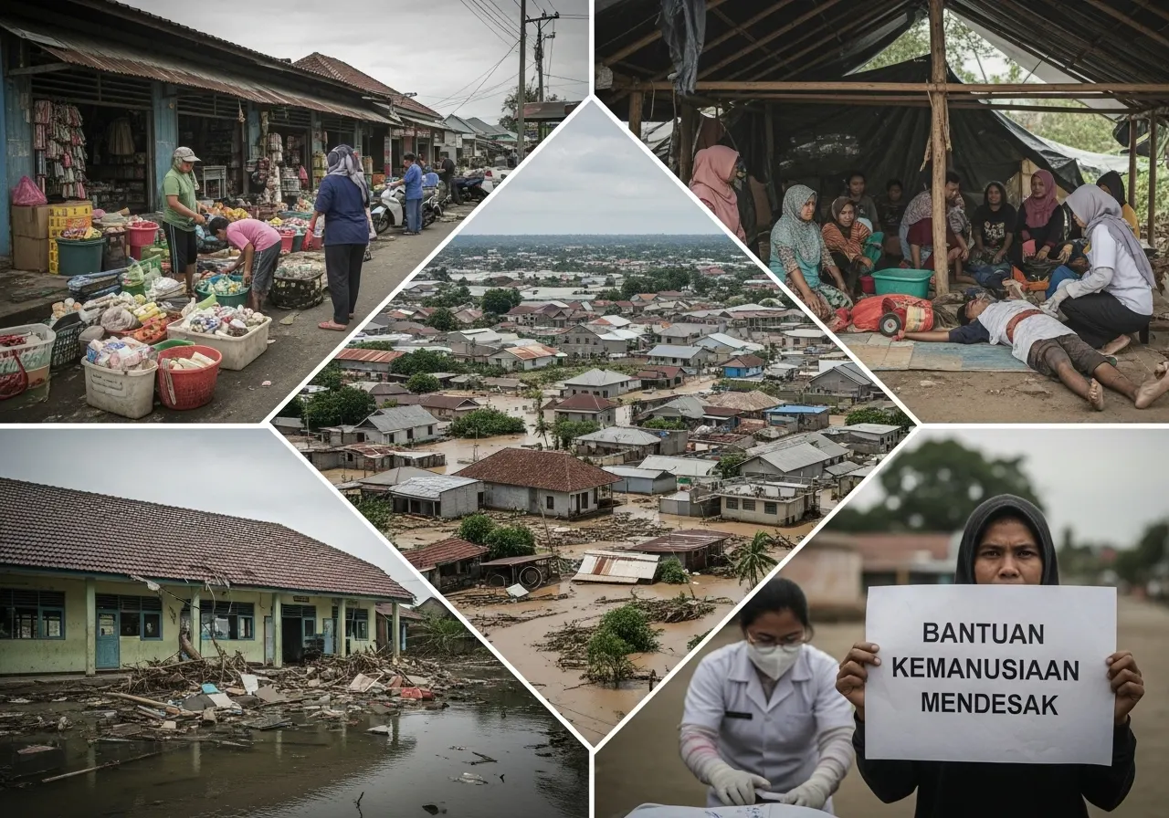 Dampak Sosial Ekonomi dari Bencana Alam di Indonesia (ft.istimewa)