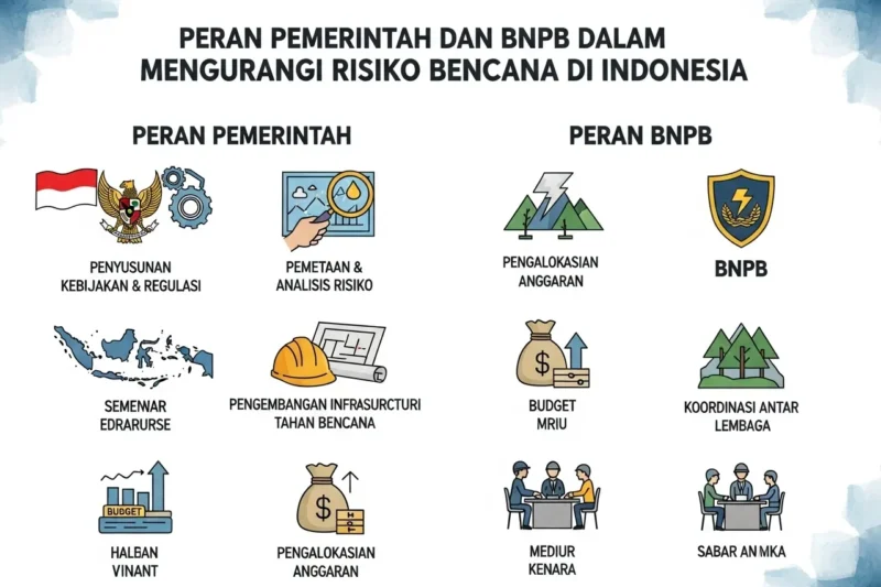 Peran Pemerintah dan BNPB dalam Mengurangi Risiko Bencana di Indonesia