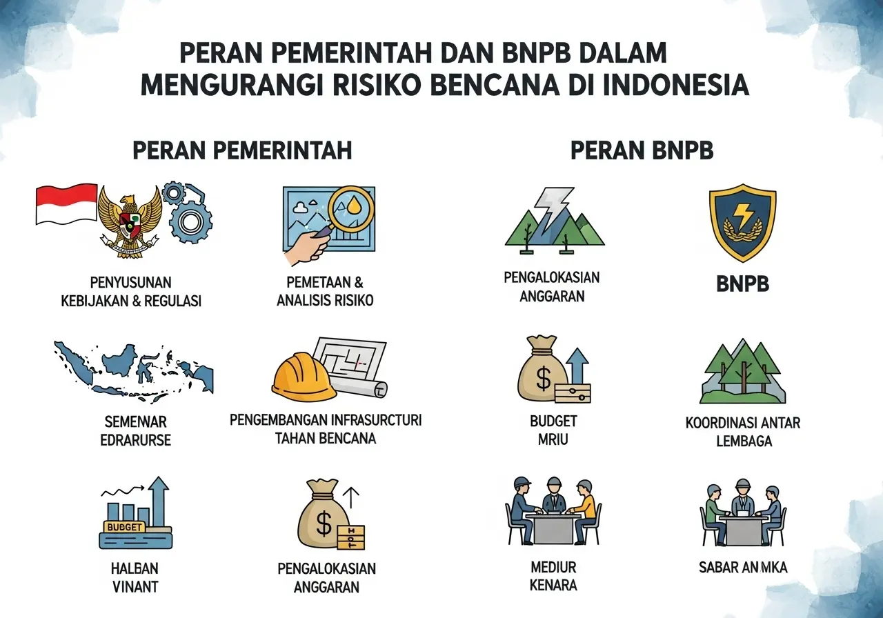 Peran Pemerintah dan BNPB dalam Mengurangi Risiko Bencana di Indonesia (ft.istimewa)