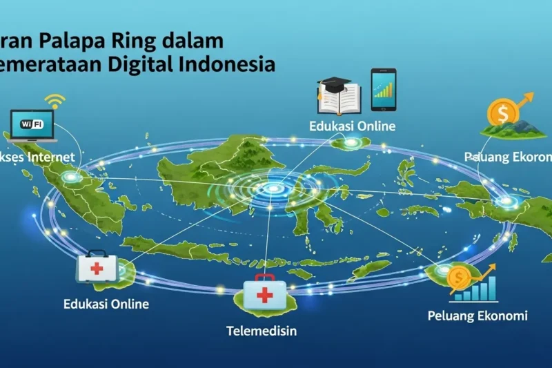 Peran Palapa Ring dalam Pemerataan Digital Indonesia