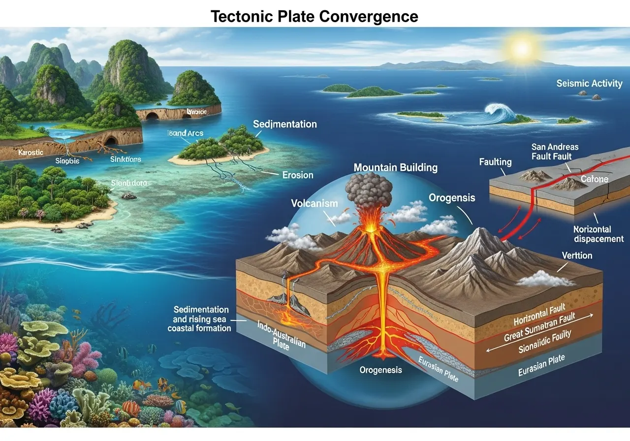 Faktor Geologis yang Membentuk Bentang Alam Indonesia (ft.istimewa)