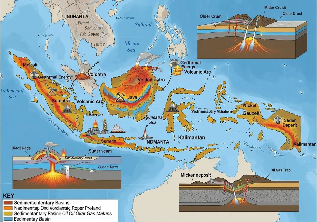 Pengaruh Kondisi Geologis terhadap Potensi Sumber Daya Alam Indonesia (ft.istimewa)